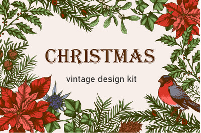 Christmas Vintage Design Kit