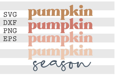 Pumpkin season SVG