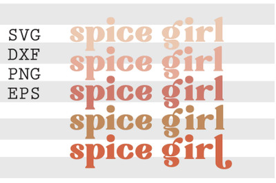 Spice girl SVG