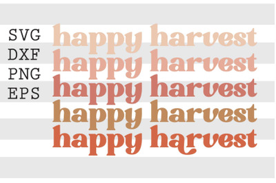 Happy harvest SVG