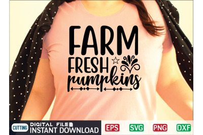 FARM FRESH PUMPKINS svg design