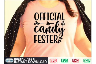 OFFICIAL CANDY Fester svg design