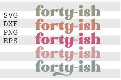 Forty ish SVG