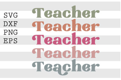 Teacher SVG