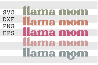 Llama mom SVG