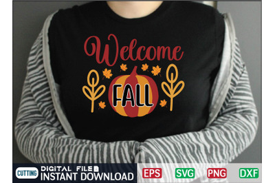 Welcome FALL svg design