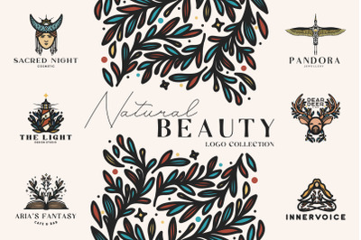 Natural Beauty Logo Collection