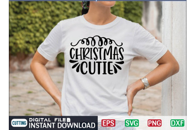 CHRISTMAS CUTIE svg design