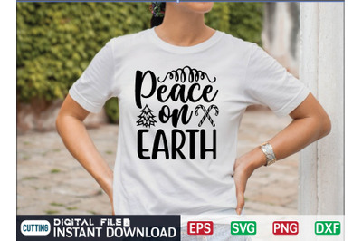 Peace on EARTH svg design