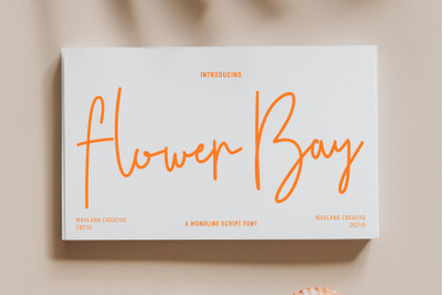 Flower Bay Handwritten Script Font