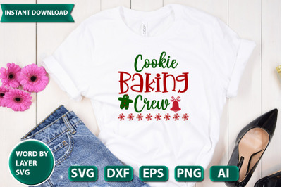 Cookie Baking Crew svg cut file