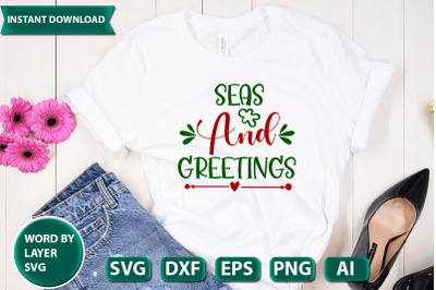 Seas And Greetings svg cut fil