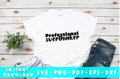 Professional overthinker SVG