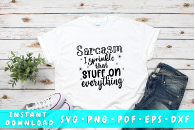 Sarcasm I sprinkle that stuff on everything SVG