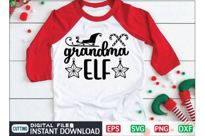 grandma ELF svg design