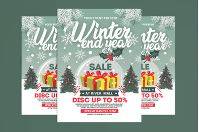 Winter End Year Sale Flyer