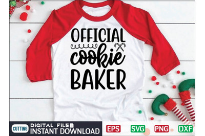 OFFICIAL cookie BAKER svg design