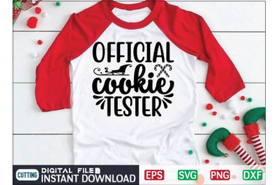 OFFICIAL cookie TESTER svg design