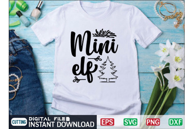 Mini elf svg design