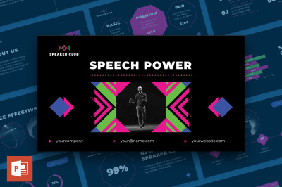 Speaker PowerPoint Presentation Template
