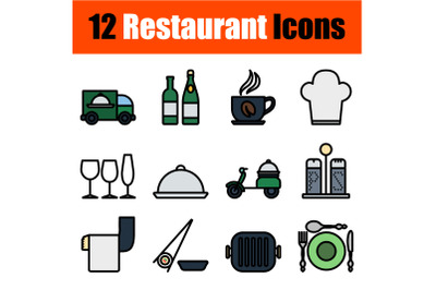 Restaurant Icon Set