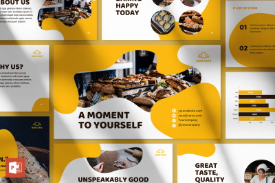Bakery Cafe PowerPoint Presentation Template