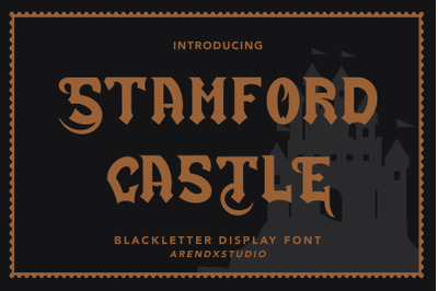 Stamford Castle - Blackletter Font