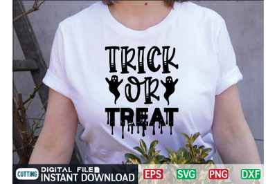 TRICK OR TREAT svg design