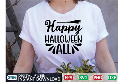 Happy HALLOWEEN ALL svg design