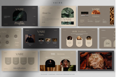 Vaire - Elegant Company Profile Presentation