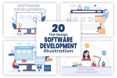 20 Software Development and Programming Illustration