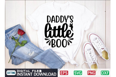 DADDYS little BOO svg design