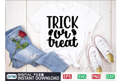 TRICK or treat svg design