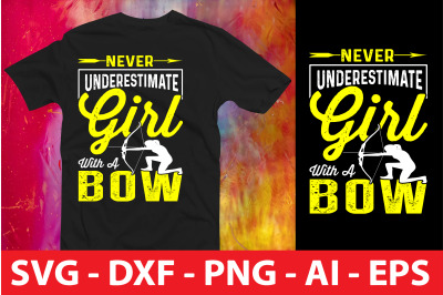 never underestimate girl with a bow