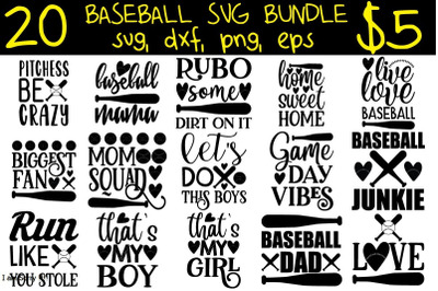 Baseball svg bundle