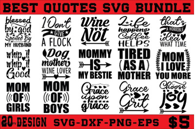 Best quotes svg bundle