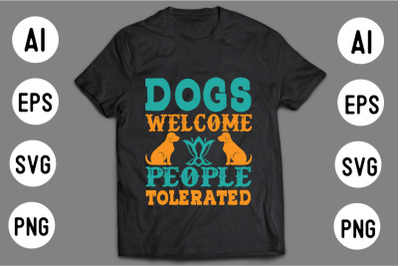 DOG T shirt Design Template