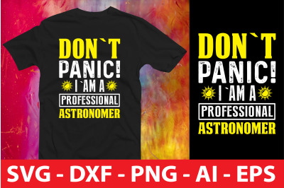 don`t panic! i`am a professional astronomer