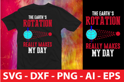 the earth`s rotation really makes my day