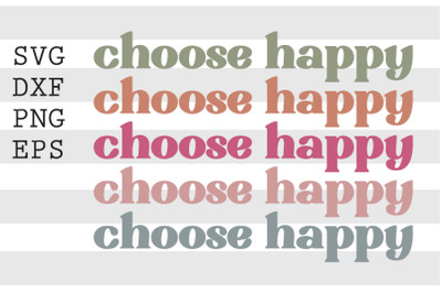 Choose happy SVG