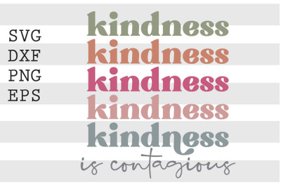 Kindness is contagious SVG