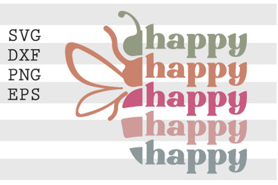 Bee happy SVG