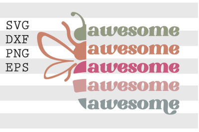 Bee awesome SVG