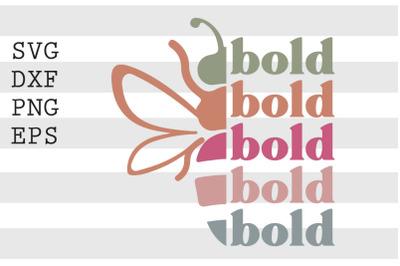 Bee bold SVG