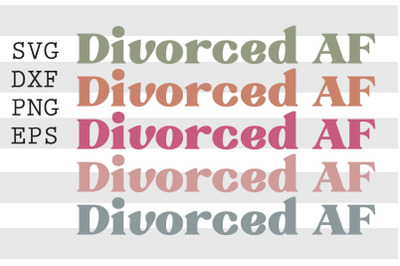 Divorced AF SVG