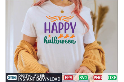 Happy halloween svg design