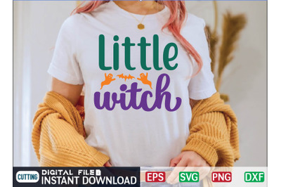 Little witch svg design