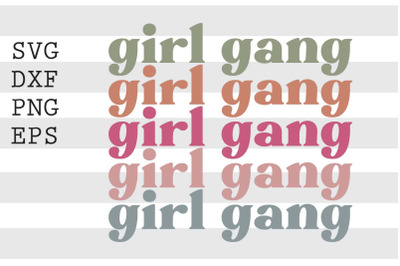 Girl gang SVG