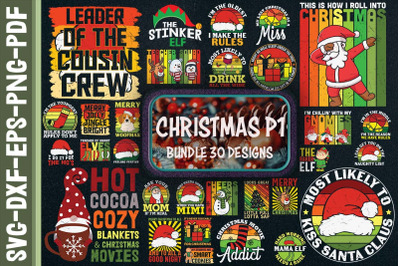 Christmas Bundle. 30 Designs