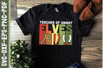 Christmas Funny Teacher Of Smart Elves